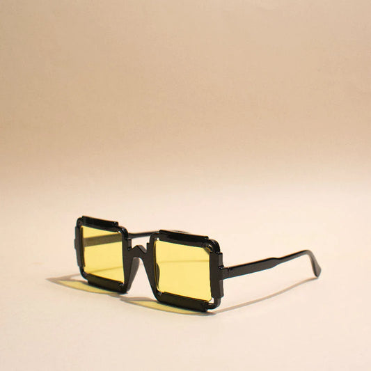 Retro Designer Frame Ebony Black Sunglass Eyewear XO Eyewear   