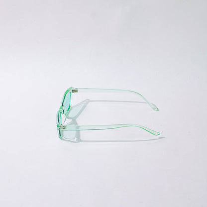 Luxury Cat-Eye Clear Frame Mint Green Sunglass Eyewear XO Eyewear   