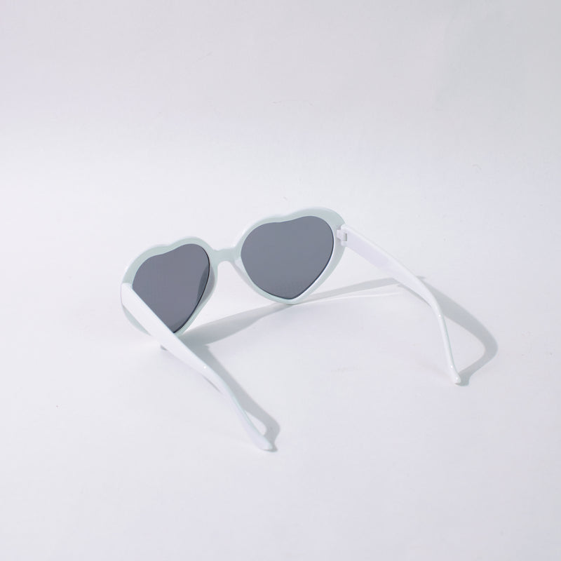 Snow White Heart Effect Diffraction Sunglass Eyewear XO Eyewear   
