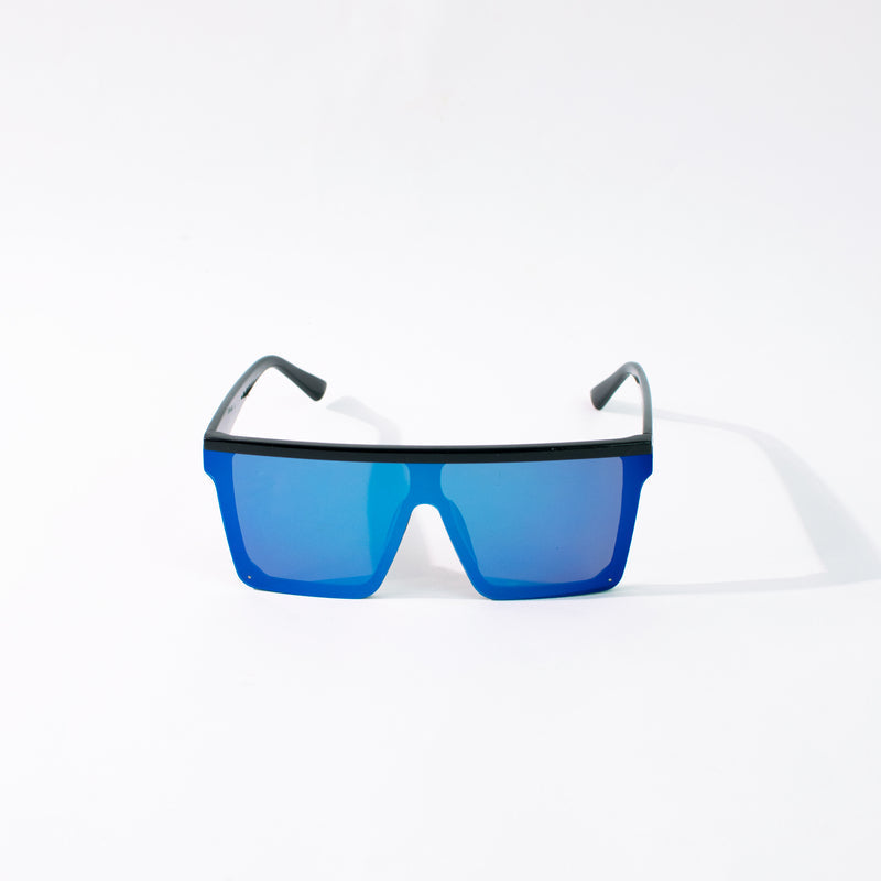 Oversized Flat & Square Ice Blue Sunglass Eyewear XO Eyewear   