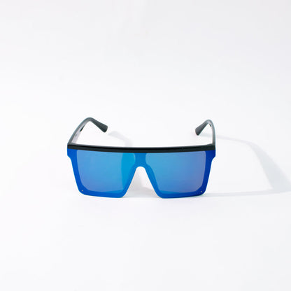 Oversized Flat & Square Ice Blue Sunglass Eyewear XO Eyewear   