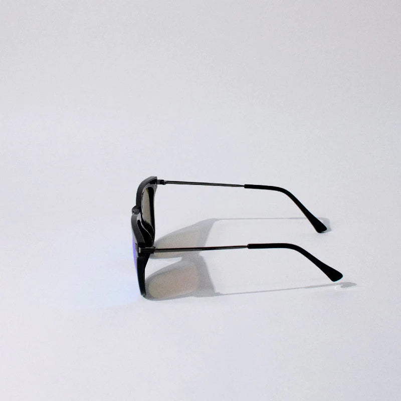 Voguish Wayfarer Aqua Mirror Sunglass Eyewear XO Eyewear   